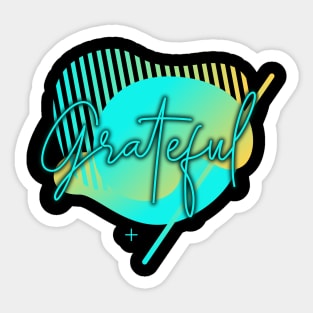 grateful Sticker